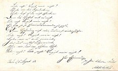 Schrift aus dem Jahr 1863